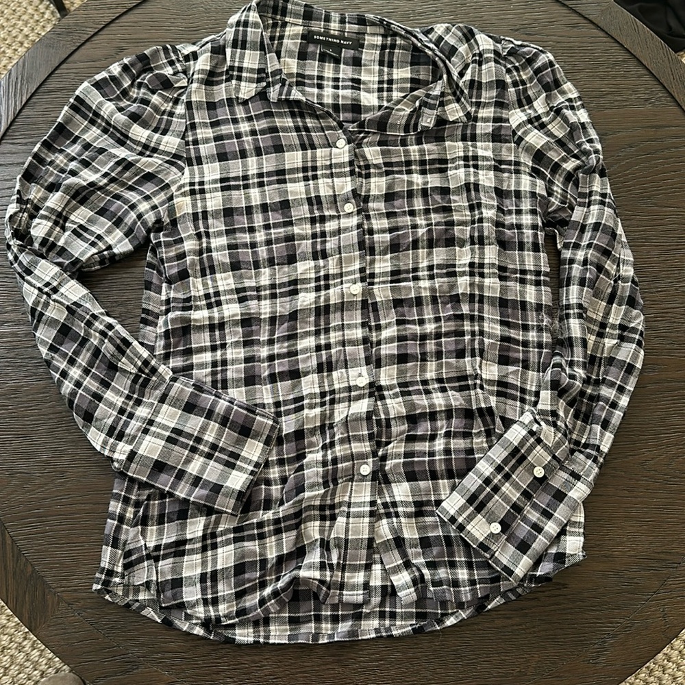 Something Navy flannel